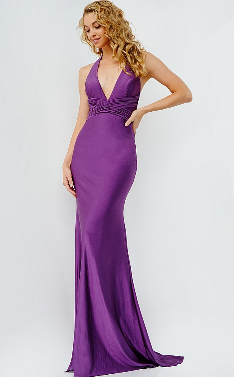 halter neck prom dress